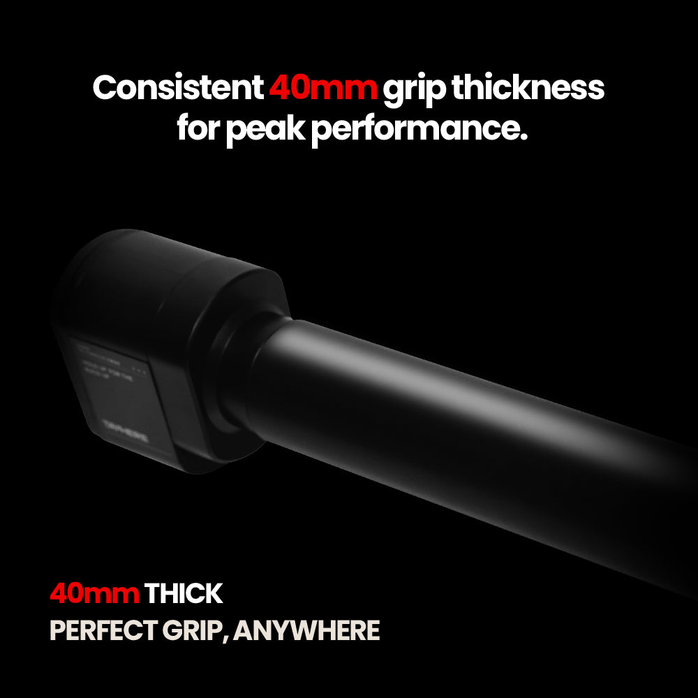 TB7: Widest Grip Doorframe Pull-Up Bar for Max Performance & Shoulder Safety | Tool-Free Install