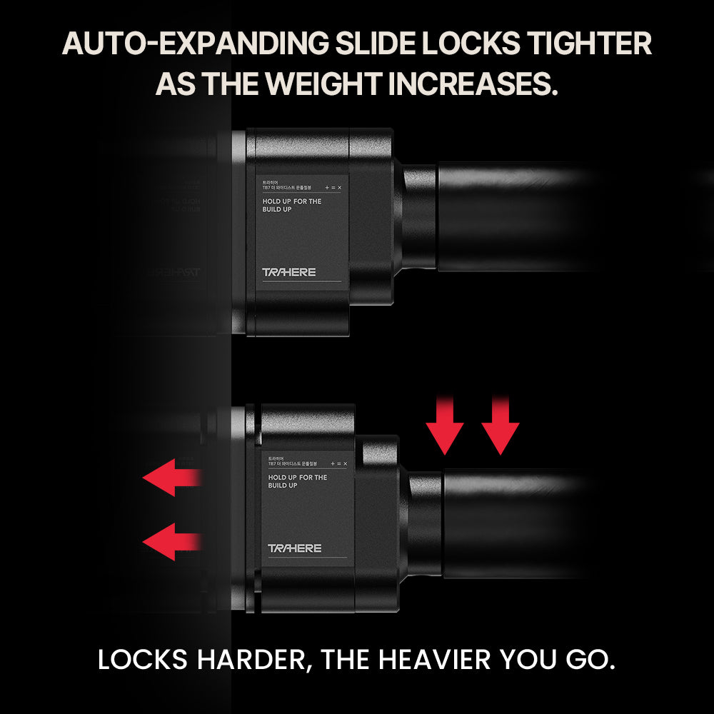 TB7: Widest Grip Doorframe Pull-Up Bar for Max Performance & Shoulder Safety | Tool-Free Install